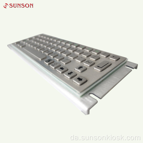 Industrielt rustfrit stål metal tastatur